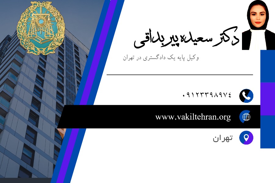 وکیل تهران سعیده پیربداقی