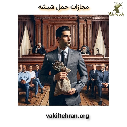 مجازات حمل شیشه چقدر است؟