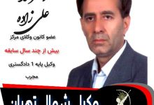 دکتر صمد علی زاده وکیل تهران