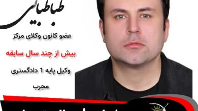 سیدمحمدابراهیم طباطبایی وکیل تهران