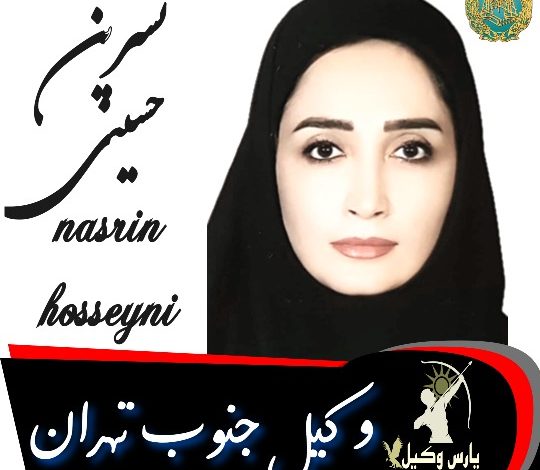 نسرین حسینی وکیل جنوب تهران