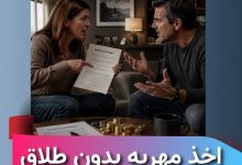 اخذ مهریه بدون طلاق