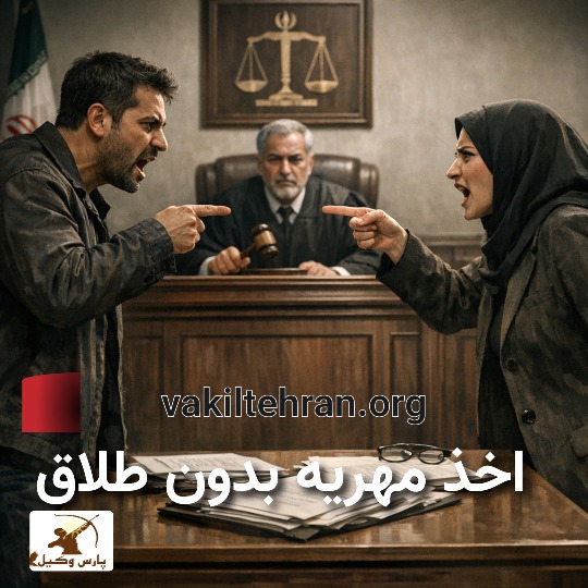دریافت مهریه بدون طلاق